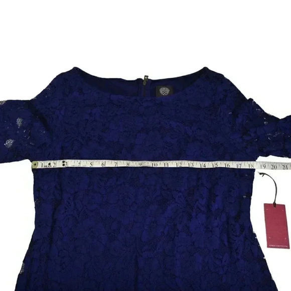 NWT Vince Camuto Lace Overlay Shift Mini Dress Size 14 - Picture 14 of 15